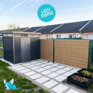 Nincs több zöld ponyva a kerítéseden!! Teremts privát szférát 👍 és adj kerítésednek egyedi megjelenést 🍀 a LAZY MOMO fa...