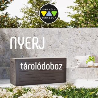 "A kültéri dolgaidnak is szükségük van tárolásra!" . Vegyél részt a nyereményjátékunkban, és nyerj meg ezt a szuper...